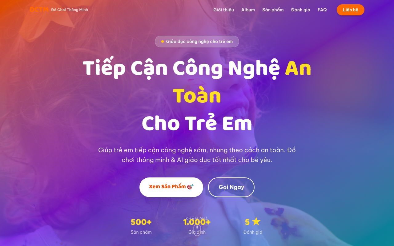 Website demo DCTM - Công nghệ